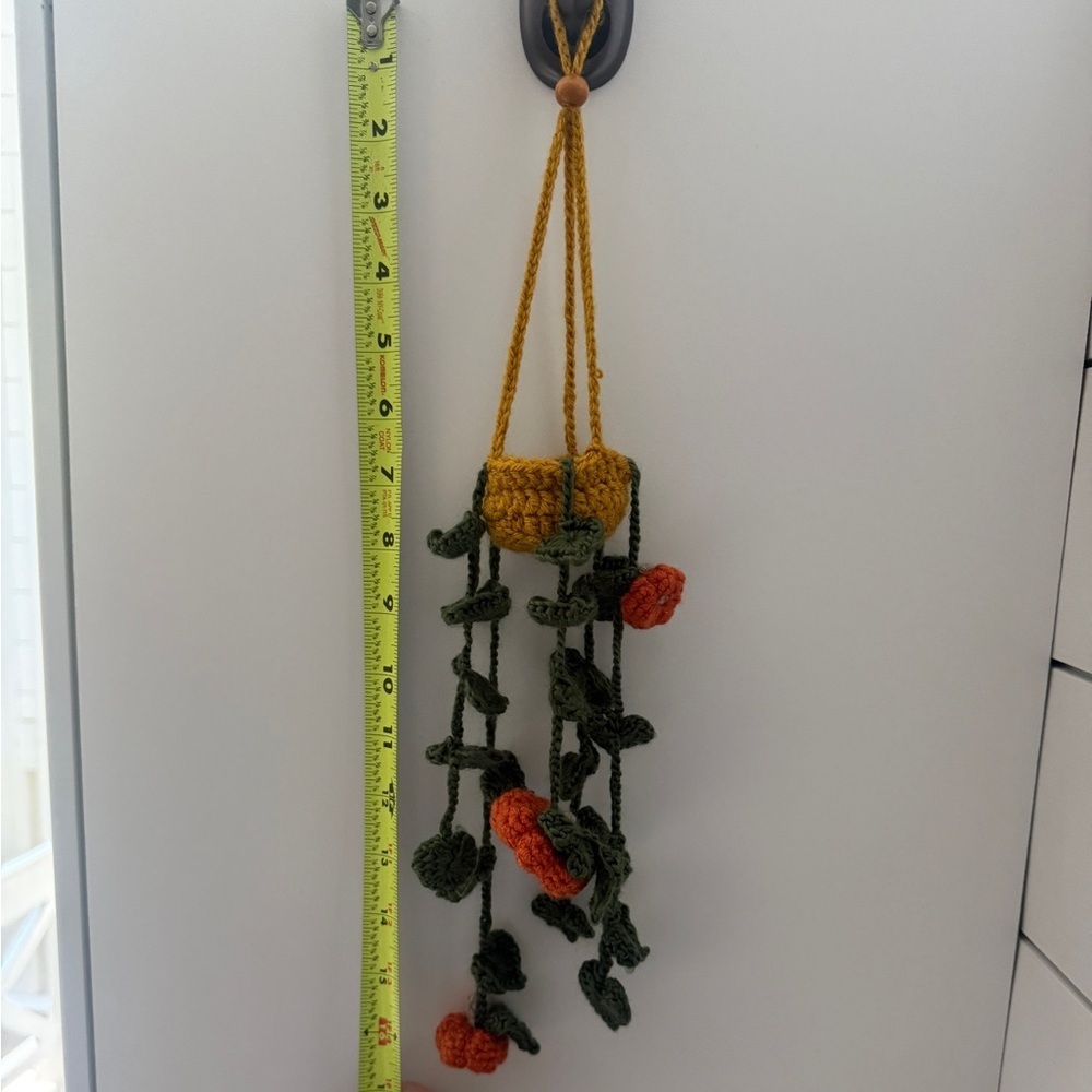 Crochet Plant Hanger with pumpkins π - Picture 6 of 6